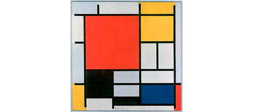 obra de Piet Mondrian