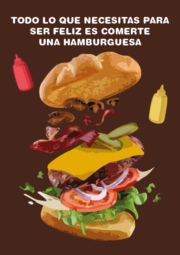 Publicidad hamburguesa