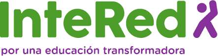 Logotipo de InteRed con el texto "InteRed" en la parte superior y "por una educación transformadora" debajo.