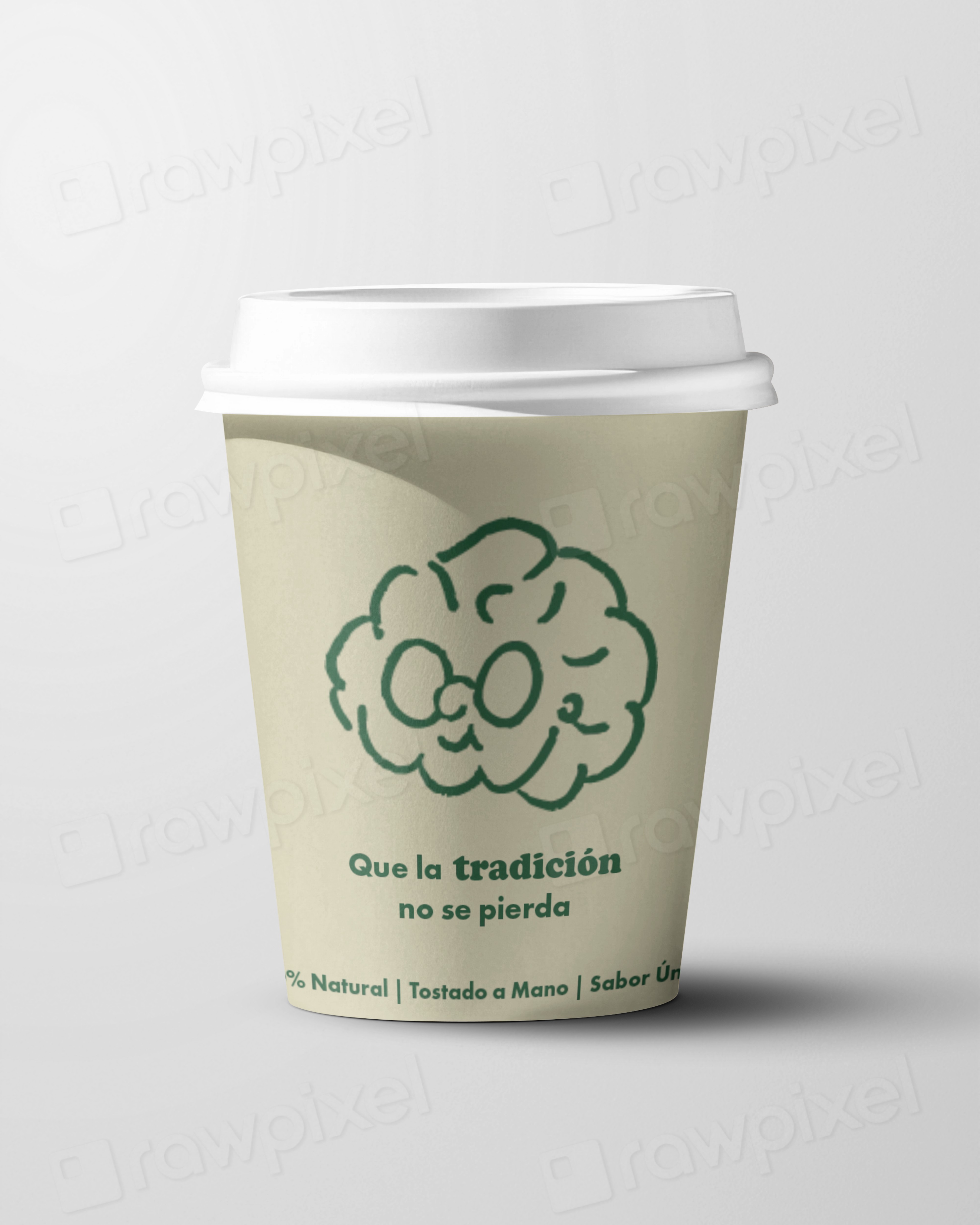 vaso de carton para cafe