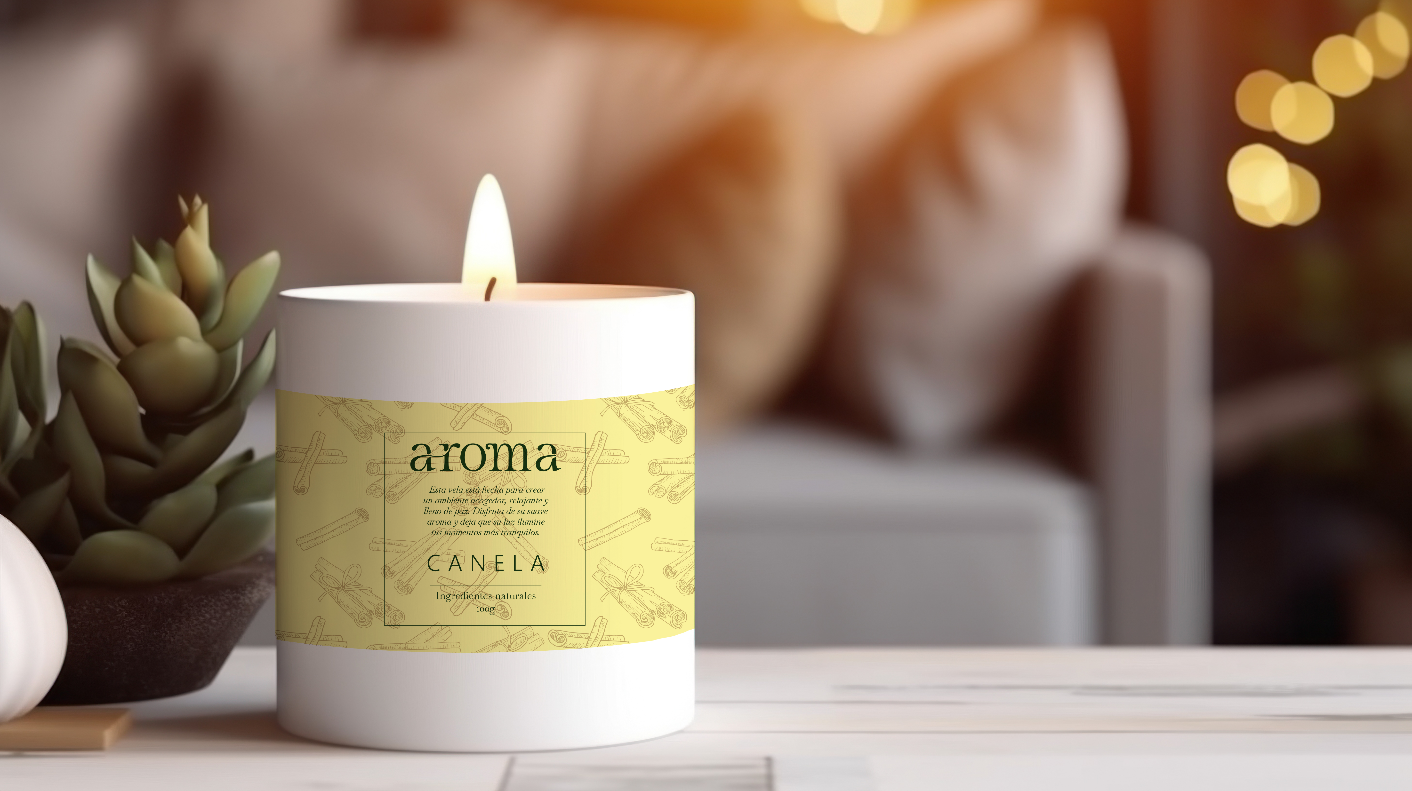Vela de la marca aroma