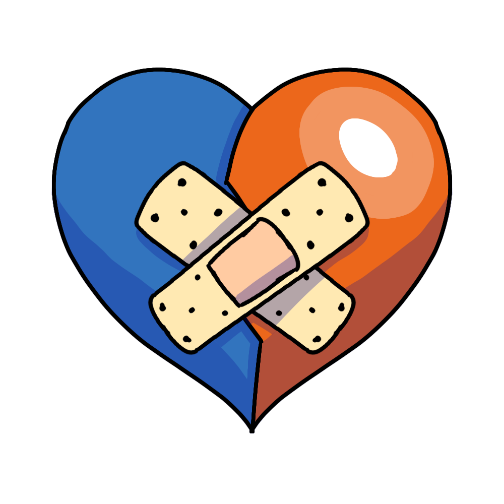 Ilustración de corazón arreglado